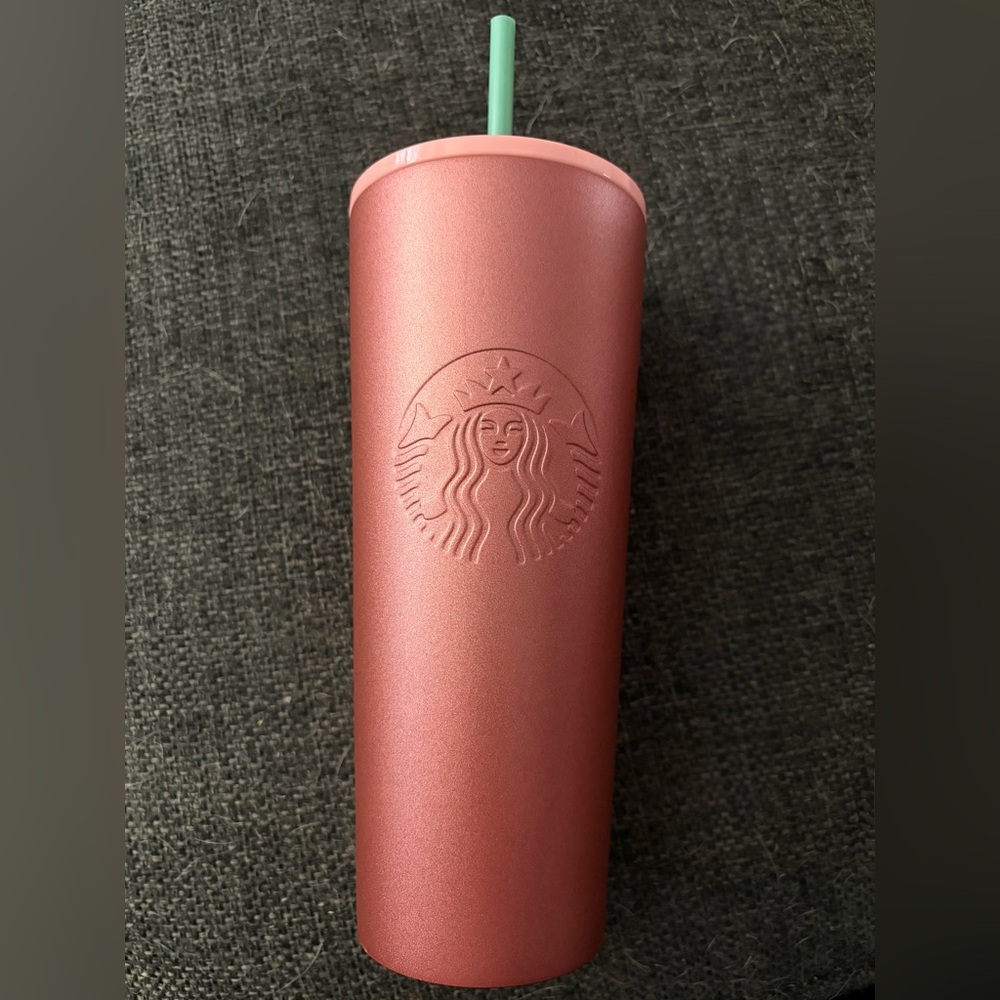 Starbucks Metallic Rose Tumbler 24oz